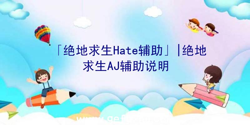 「绝地求生Hate辅助」|绝地求生AJ辅助说明